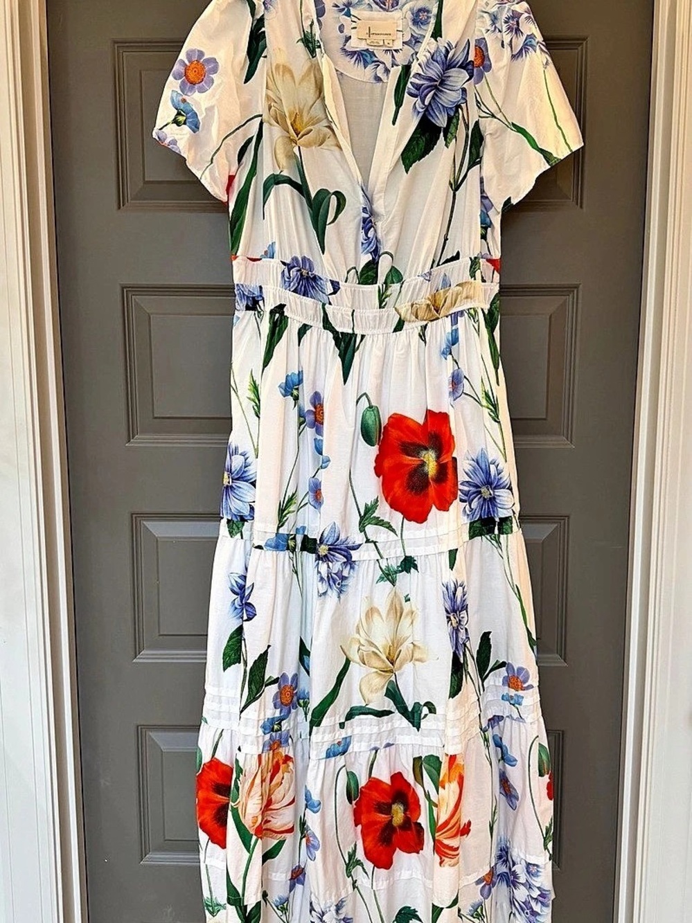 Anthropologie Floral Somerset Dress Size XL